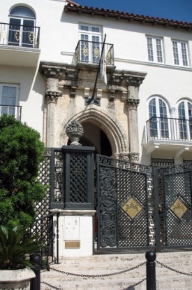 Vila Casa Casuarina na South Beach v Miami.