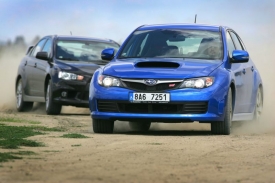 Subaru Impreza WRX STI a Mitsubishi Lancer Evolution