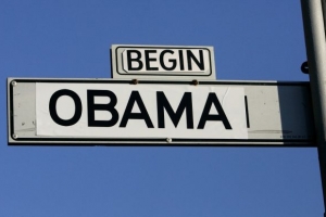 Čerstvě přejmenovaná ulice: Zde začíná Obama.