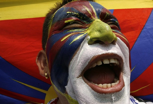 Loňské protesty proti Číně v Tibetu podpořili i exulanti v Indii.