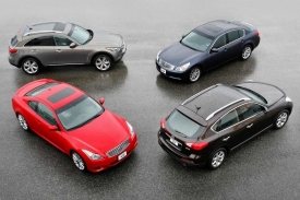 Nabídka japonské značky Infiniti bude zpočátku zahrnovat tři modely.