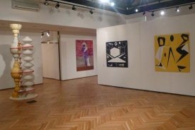 Pohled do expozice v Topičově salonu.
