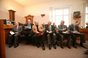 Zleva J.Klacek, L.Procházka, A.Blaas, A.Šebek, J.Fabián, E.Onderka 