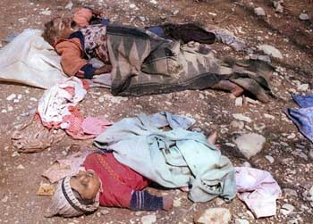 Masakr v kurdsk&eacute;m městě Halbdža roku 1988, Sadd&aacute;movy oběti.
