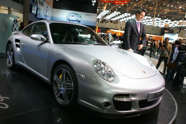 Porsche na ženevském veletrhu. 