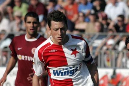 Tomáš Hrdlička ještě v dresu pražské Slavie.