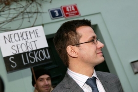 Ondřej Li&scaron;ka při prosincov&eacute; st&aacute;vce učitelů.