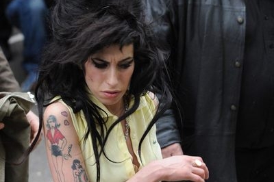Britská celebrita Amy Winehouseová.