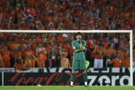 Zklamaný Gianluigi Buffon