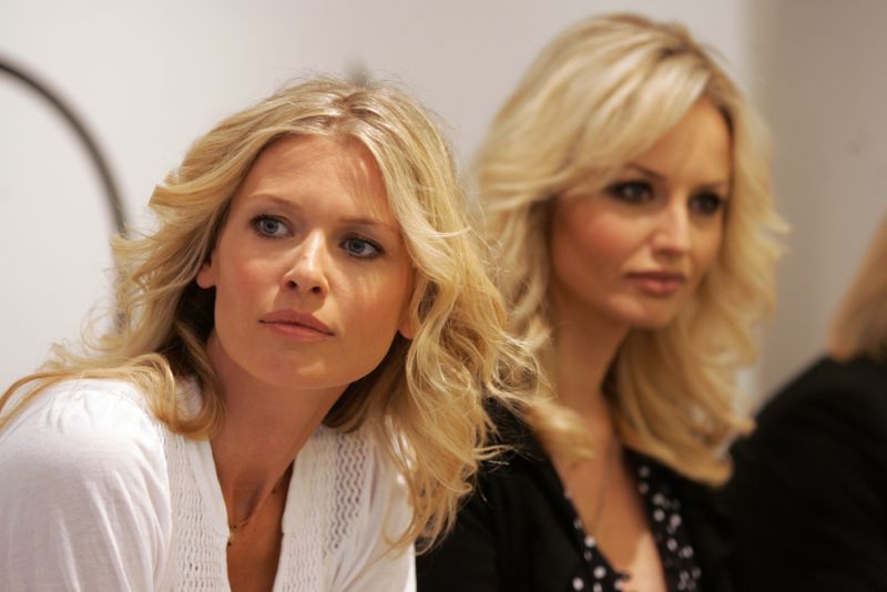 Daniela Peštová (vlevo) a Adriana Sklenaříková-Kerembeu.