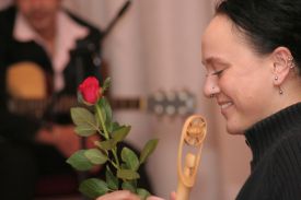Iva Vyskočilová - vítězka v kategorii Poezie. 