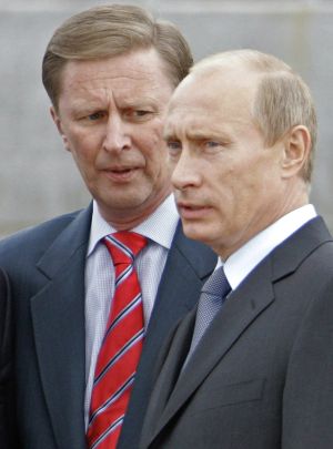 Sergej Ivanov & Vladim&iacute;r Putin, z&aacute;ř&iacute; 2007 (3)