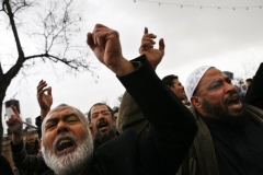 Muslimov&eacute; protestovali proti postupu archeologů v bl&iacute;zkosti me&scaron;ity Al-Aks&aacute;, což je po Mekce a Med&iacute;ně třet&iacute; nejposv&aacute;tněj&scaron;&iacute; m&iacute;sto isl&aacute;mu.