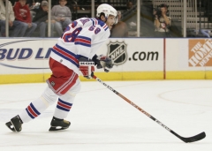Ilustrační foto - Jaromír Jágr na ledu v dresu New York Rangers