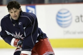 Jaromír Jágr v dresu New York Rangers.