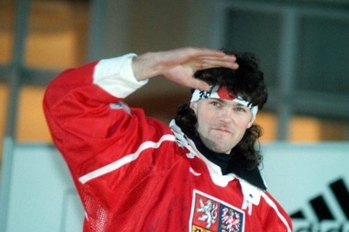 Žijící hokejová legenda českého hokeje Jaromír Jágr. (Nagano 1998)