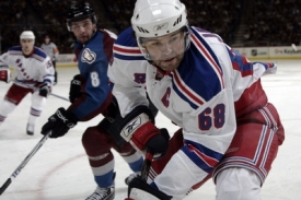 Kapit&aacute;n hokejistů New York Rangers Jarom&iacute;r J&aacute;gr.