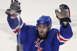 Jarom&iacute;r J&aacute;gr v dresu Rangers.