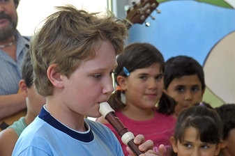 Desetiletý Jakub Mauer (vlevo), starší bratr týraného Ondřeje