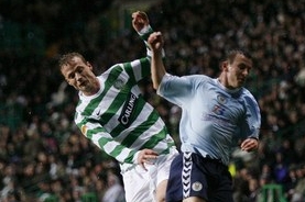Jiří Jarošík (vpravo), záložník Celtiku Glasgow.