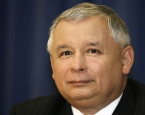 Polský premiér Jaroslaw Kaczyńský 