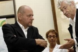 Ministr kultury Václav Jehlička (vlevo)