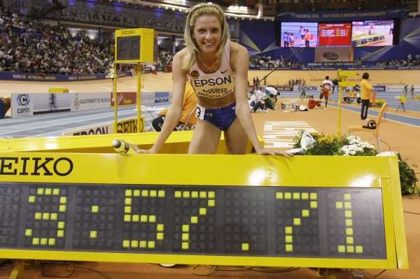 Jedna ze suspendovaných ruských atletek Jelena Sobolevová.