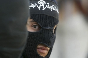 Palestinsk&yacute; radik&aacute;l z Brig&aacute;d mučedn&iacute;ků al-Aks&aacute;.