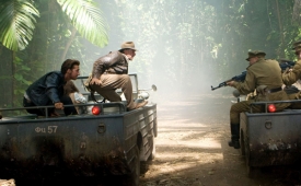 Scéna z posledního dílu dobrodružného filmu o Indiana Jonesovi.
