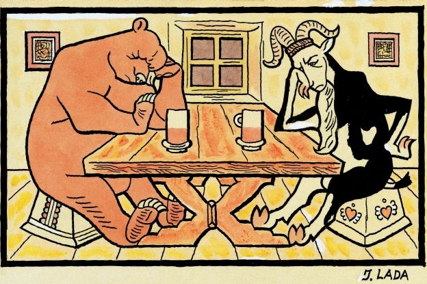 Ilustrace ke knize Erbenova národní říkadla Ilustrace ke knize Erbenova národní říkadla