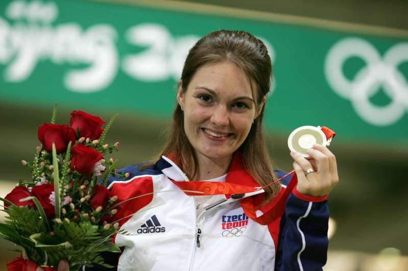 Kateřina Emmons se stříbrem z malorážky.