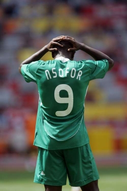 Nigerijec Nsofor lituje promarněné příležitosti. Nigerijec Nsofor lituje promarněné příležitosti.