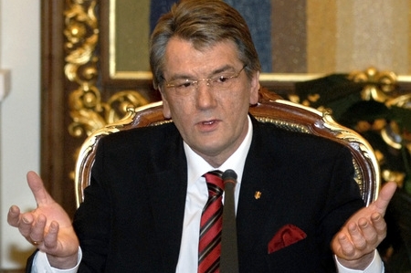 Ukrajinský prezident Viktor Juščenko