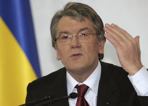Ukrajinský prezident Viktor Juščenko