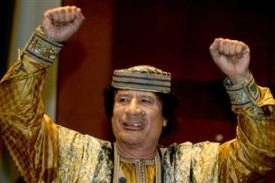 Libyjský vůdce Muammar Kaddáfí