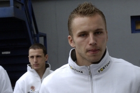 Fotbalisté Sparty (zprava) Michal Kadlec a Zdeněk Pospěch.
