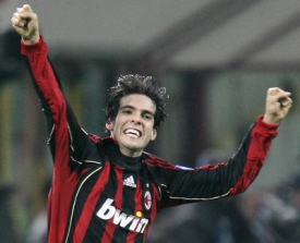 Brazilský fotbalista Kaká.
