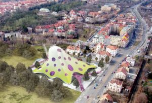 Knihovna podle Future System na Letné