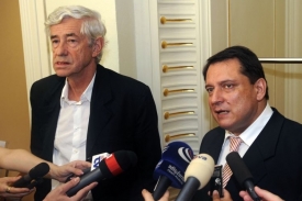 Jiří Kaplický a Jiří Paroubek.