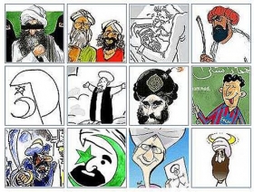 Sporné dánské karikatury.