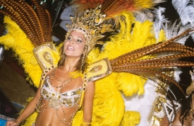 Karneval v Riu de Janeiru.