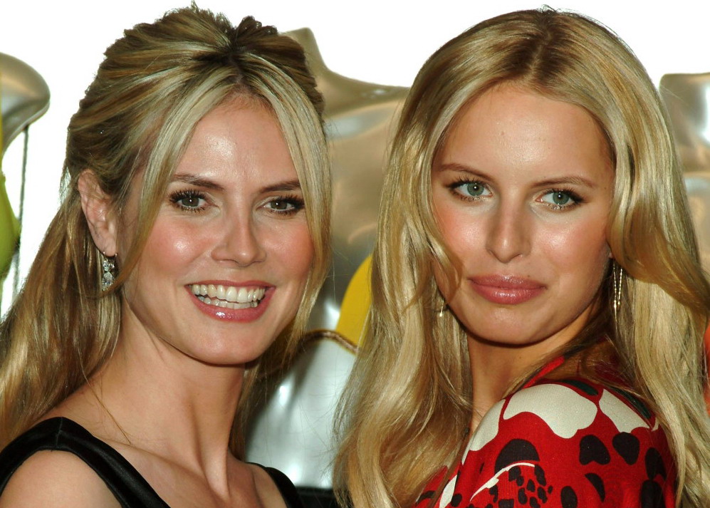 Heidi Klumová (vlevo) a Karolina Kurková