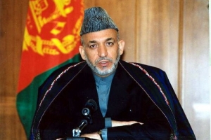 Afghánský prezident Hamíd Karzáí.