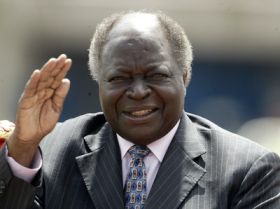 Keňsk&yacute; prezident Mwai Kibaki