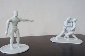 Sada porcelánových figurek od Rudolfa Jakubíka.