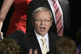 Nový premiér Kevin Rudd
