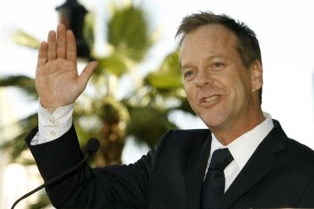 Kiefer Sutherland je hvězda seriálu 24 hodin.