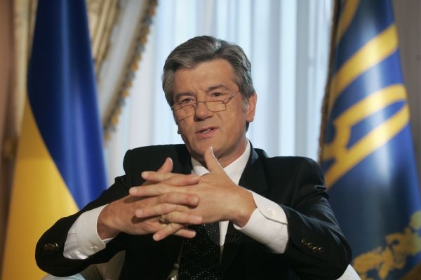 Ukrajinský prezident Viktor Juščenko.