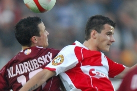 Jiří Kladrubský v utkání Sparty se Slavií