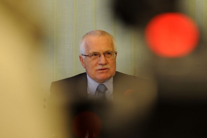 Václav Klaus představuje další vizi svého think-thanku.